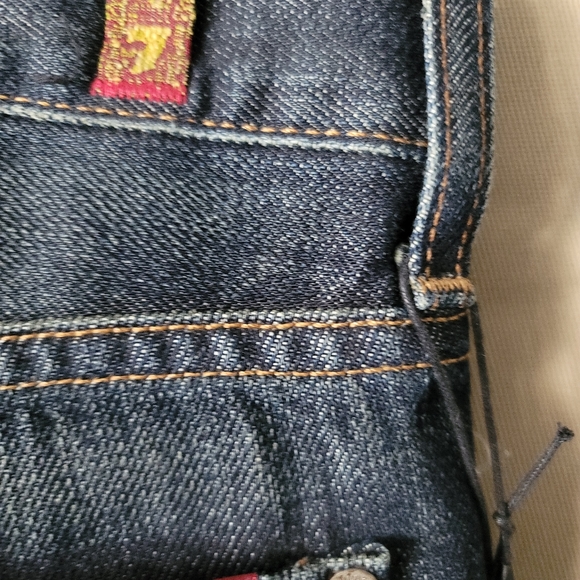 7 For All Mankind Relaxed Men's Bkue Jeans 33×34 - Picture 11 of 15